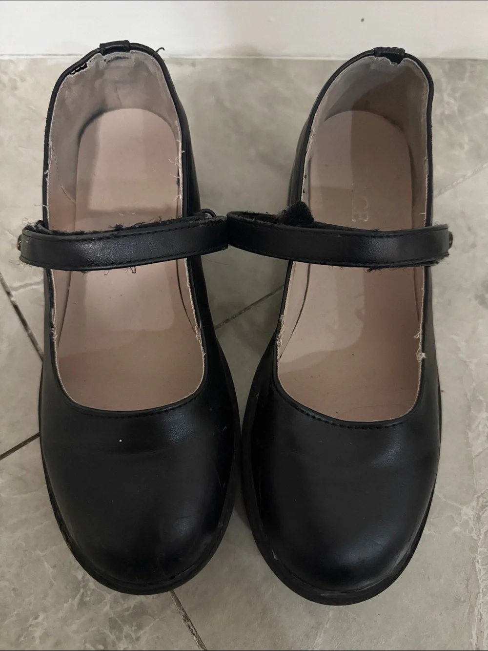 The Children’s Place Girls Black Mary Jane School Shoes with Strap